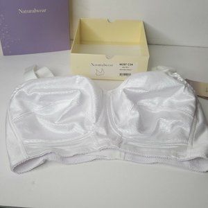 Trulife 297 34C Naturalwear Full Support Embossed Pocketed Mastectomy Bra